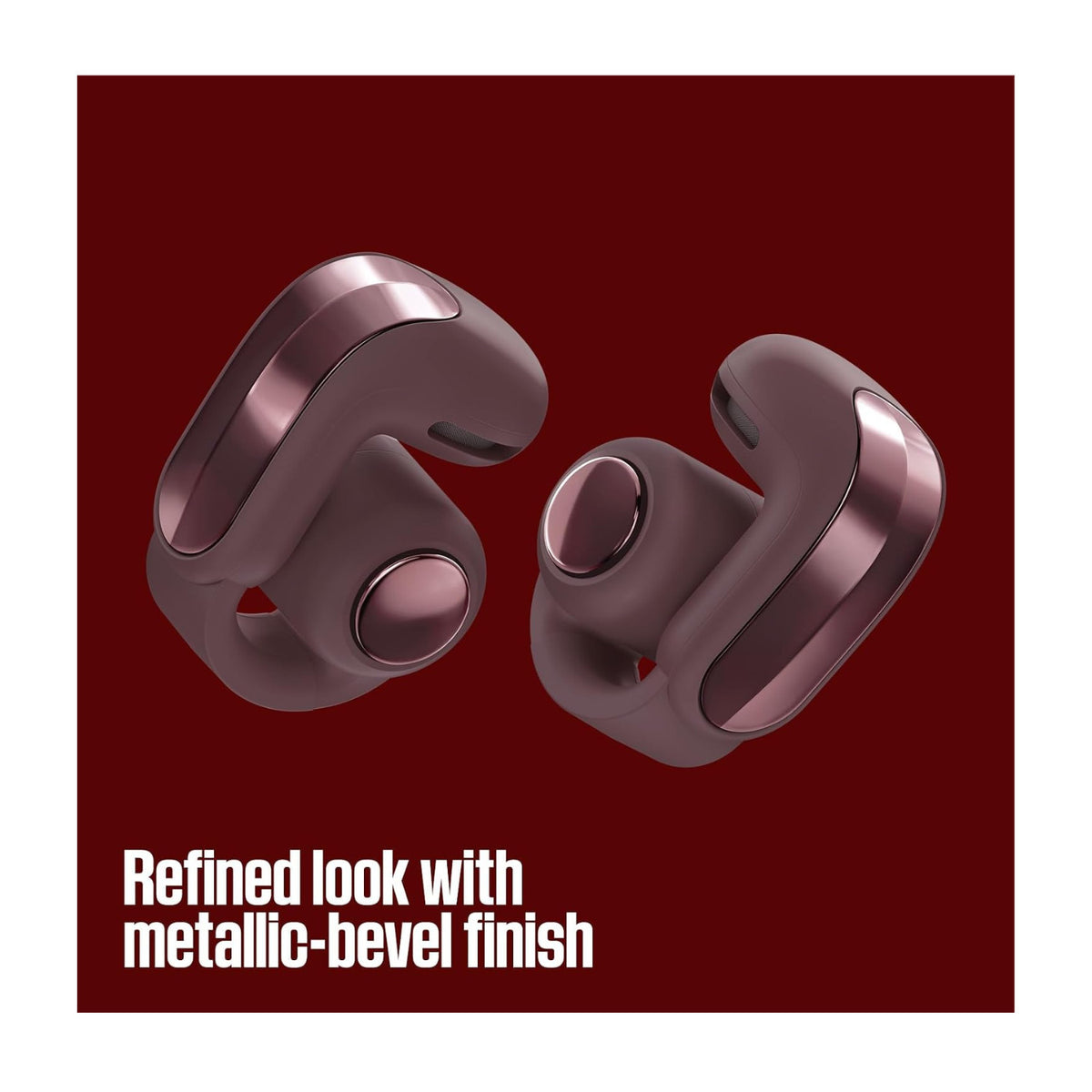 Bose Ultra 2nd Gen Open-Ear Wireless Earbuds with Multipoint Connection (Cherry Chocolate)