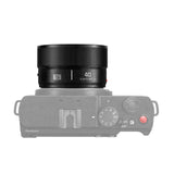 Panasonic LUMIX S 40mm f/2 L-Mount Compact Prime Lens Bundle with 62mm UV Protector Lens Filter