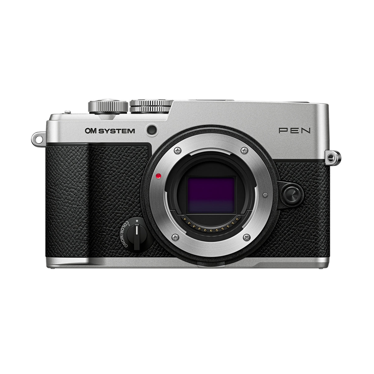 OM System PEN 20.4MP Digital Camera with 14-42mm and 40-150mm Lenses, and Wrist Strap (Silver)
