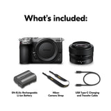 Nikon Z5IIC 24.5MP 4K Compact Full-Frame Mirrorless Camera with 24-50mm f/4-6.3 Lens (Silver)