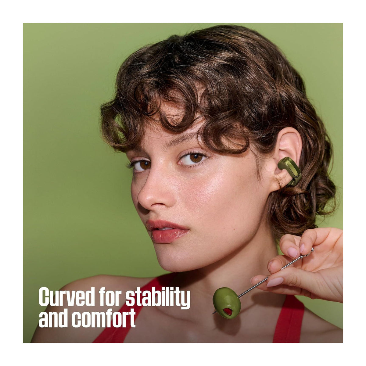 Bose Ultra 2nd Gen Water-resistant Open-Ear Wireless Earbuds with Multipoint Connection (Olive)