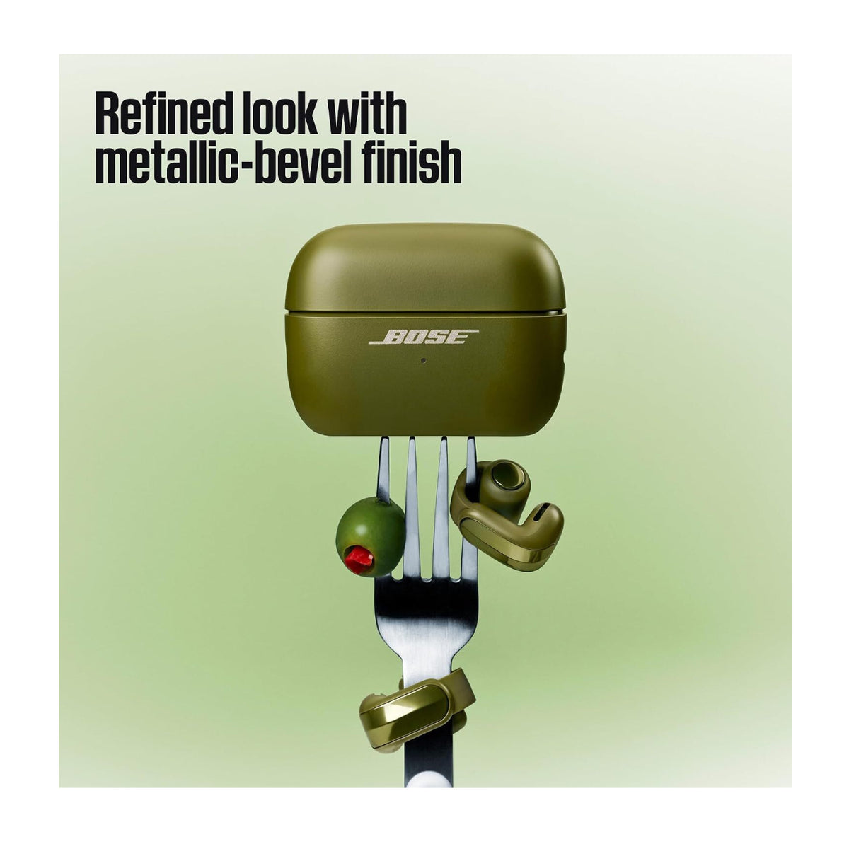 Bose Ultra 2nd Gen Water-resistant Open-Ear Wireless Earbuds with Multipoint Connection (Olive)