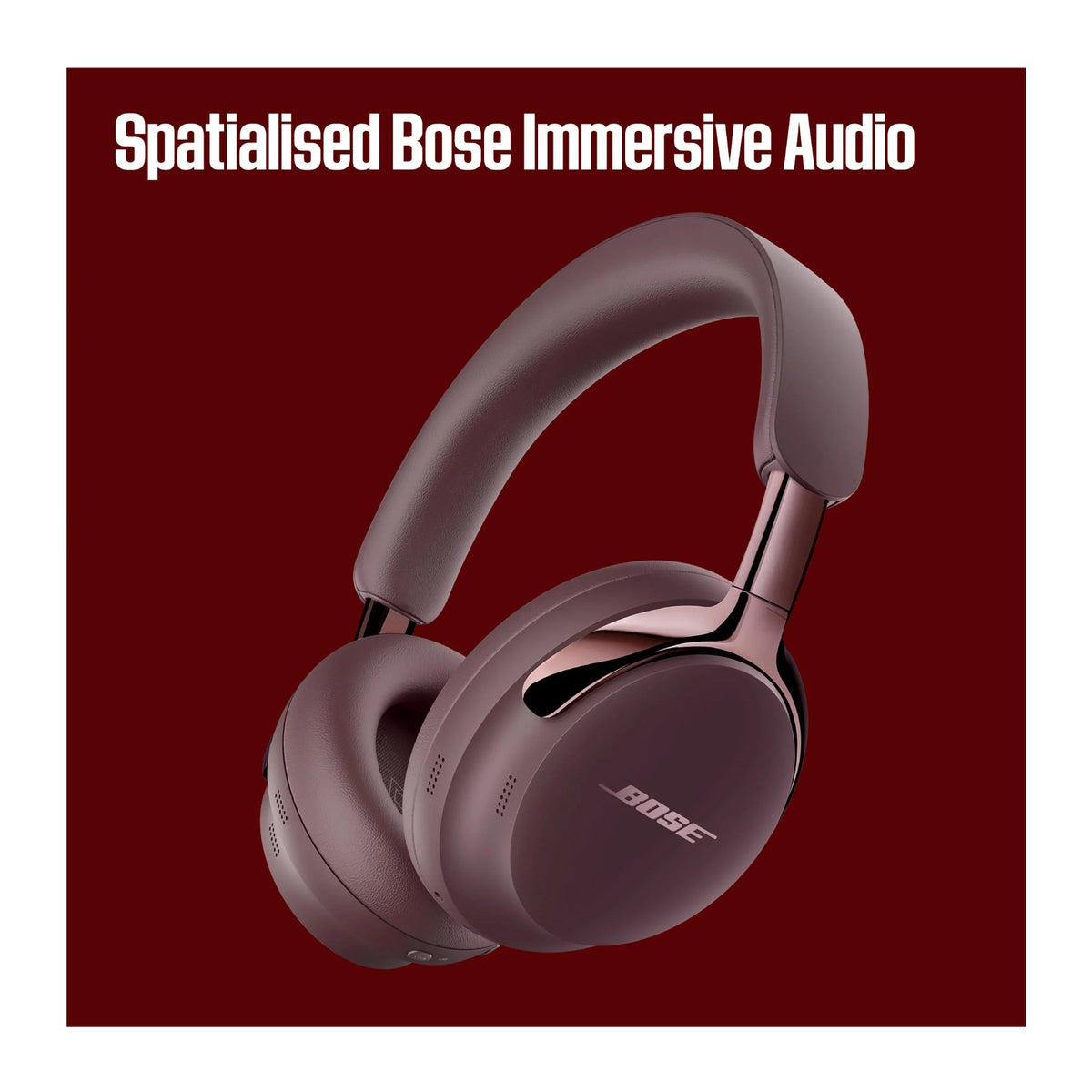 Bose QuietComfort Ultra Wireless Noise Canceling Over-Ear Headphones (2nd Gen) Cherry Chocolate