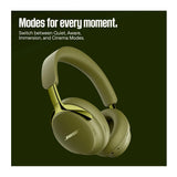 Bose QuietComfort Ultra Wireless Noise Canceling Over-Ear Headphones (2nd Gen) Olive Green