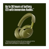Bose QuietComfort Ultra Wireless Noise Canceling Over-Ear Headphones (2nd Gen) Olive Green
