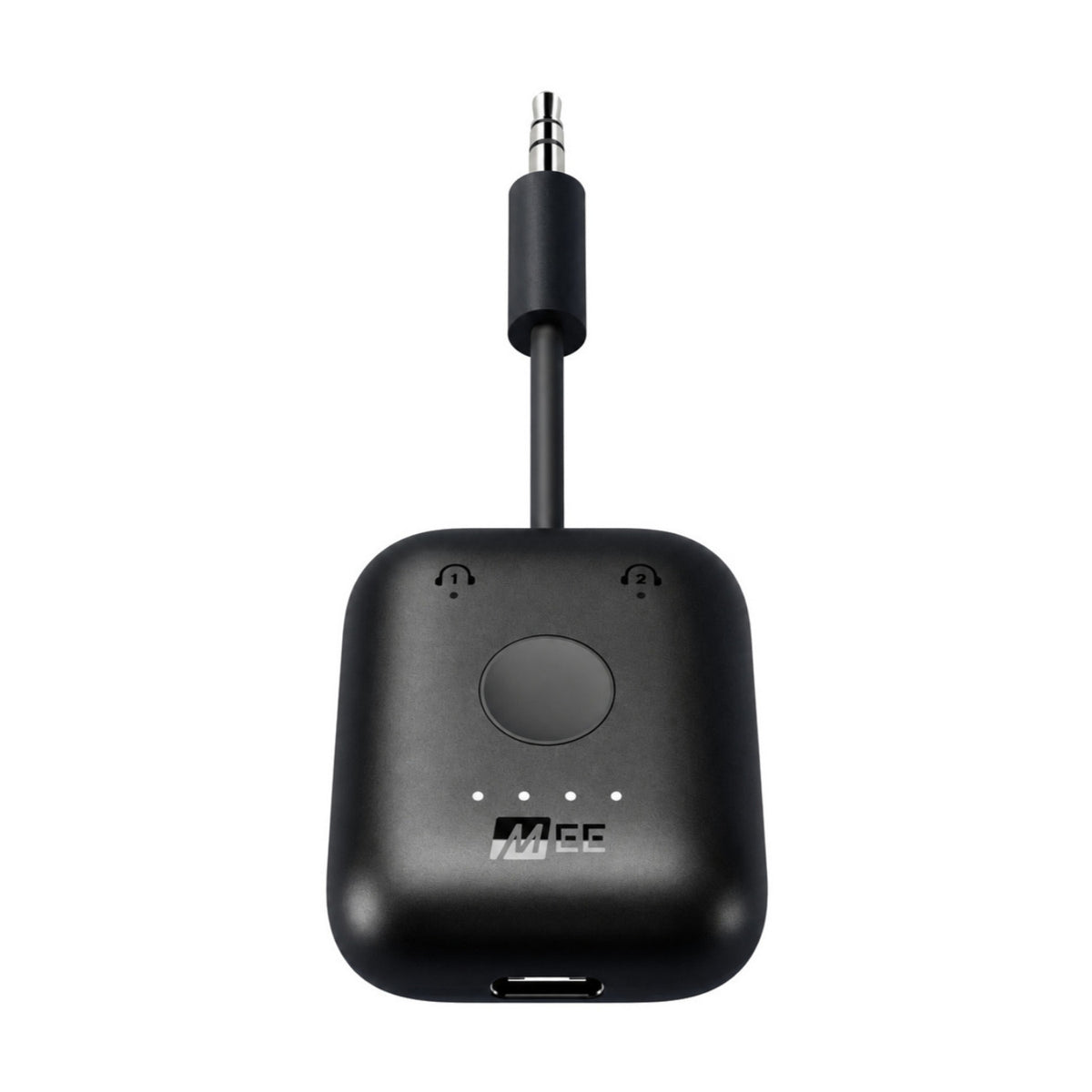 MEE Audio Connect Air In-Flight Wireless Audio Adapter for AirPods and Bluetooth Headphones (Black)