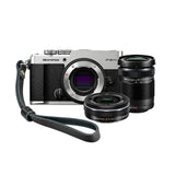 OM System PEN 20.4MP Digital Camera with 14-42mm and 40-150mm Lenses, and Wrist Strap (Silver)