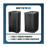 Bose F1 Model 812 Powered Flexible Array Loudspeaker with Bose F1 Powered Subwoofer for Live Sound