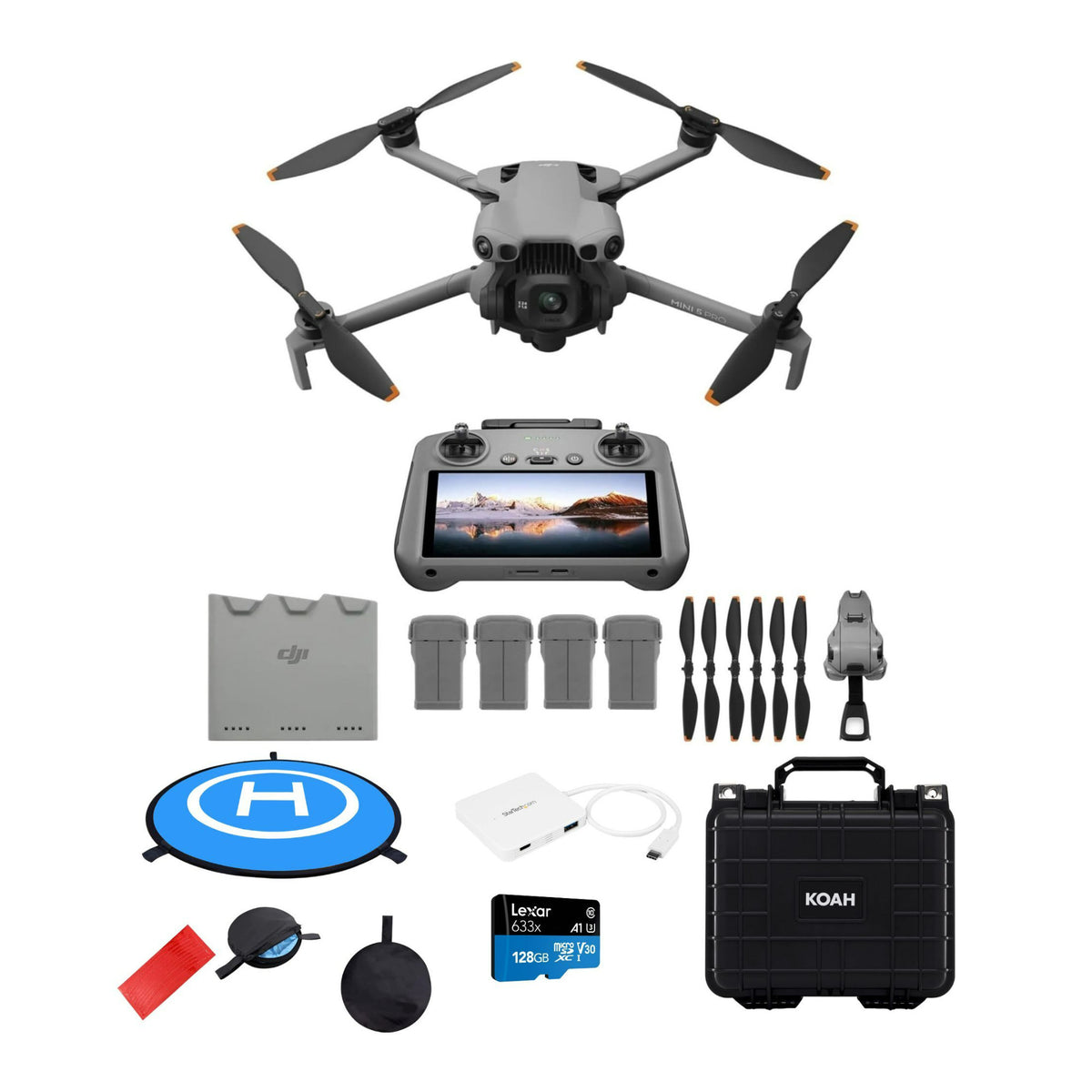 DJI Mini 5 Pro Fly More Combo with DJI RC 2 Bundle with Accessories (Gray)