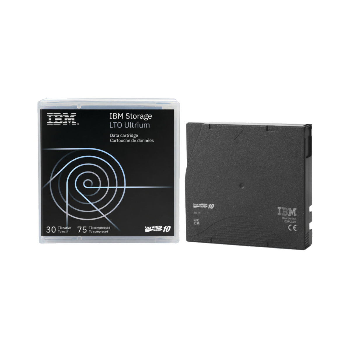 IBM Symply Certified 30TB Native and 75TB Compressed Rewritable LTO-10 Ultrium Data Cartridge