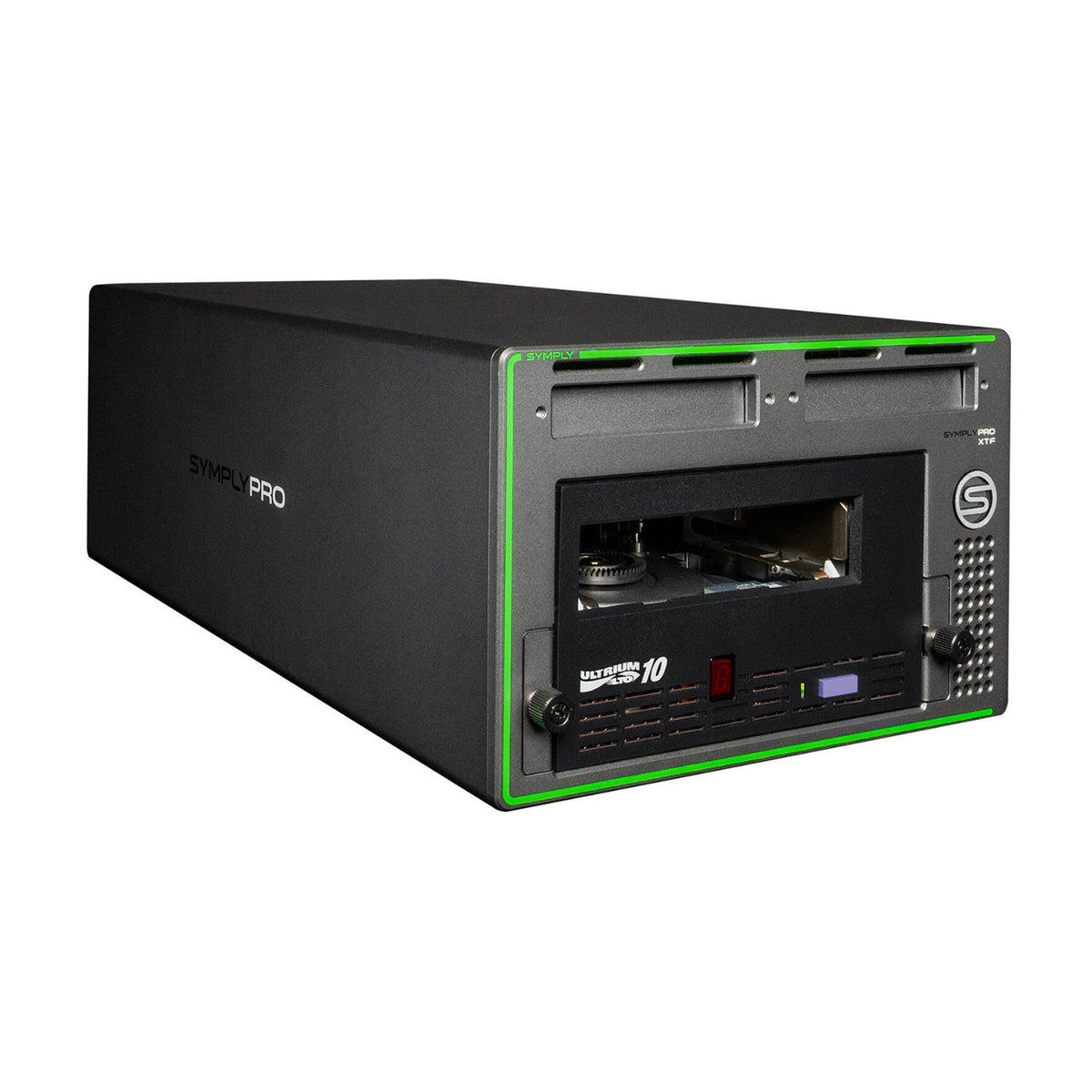 Symply SymplyDIT XTF 30/75TB Thunderbolt 3 and SAS LTO-10 Tape Desktop Drive with Thunderbolt Cable