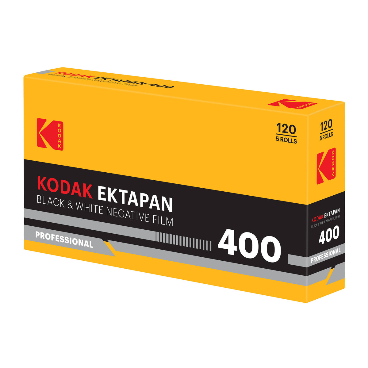 Kodak EKTAPAN 400 120 Panchromatic Black and White Negative Film (5 Roll Pack)