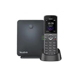 Yealink W73P Cordless DECT IP Phone (Space Gray, Classic Gray), Wall Mountable