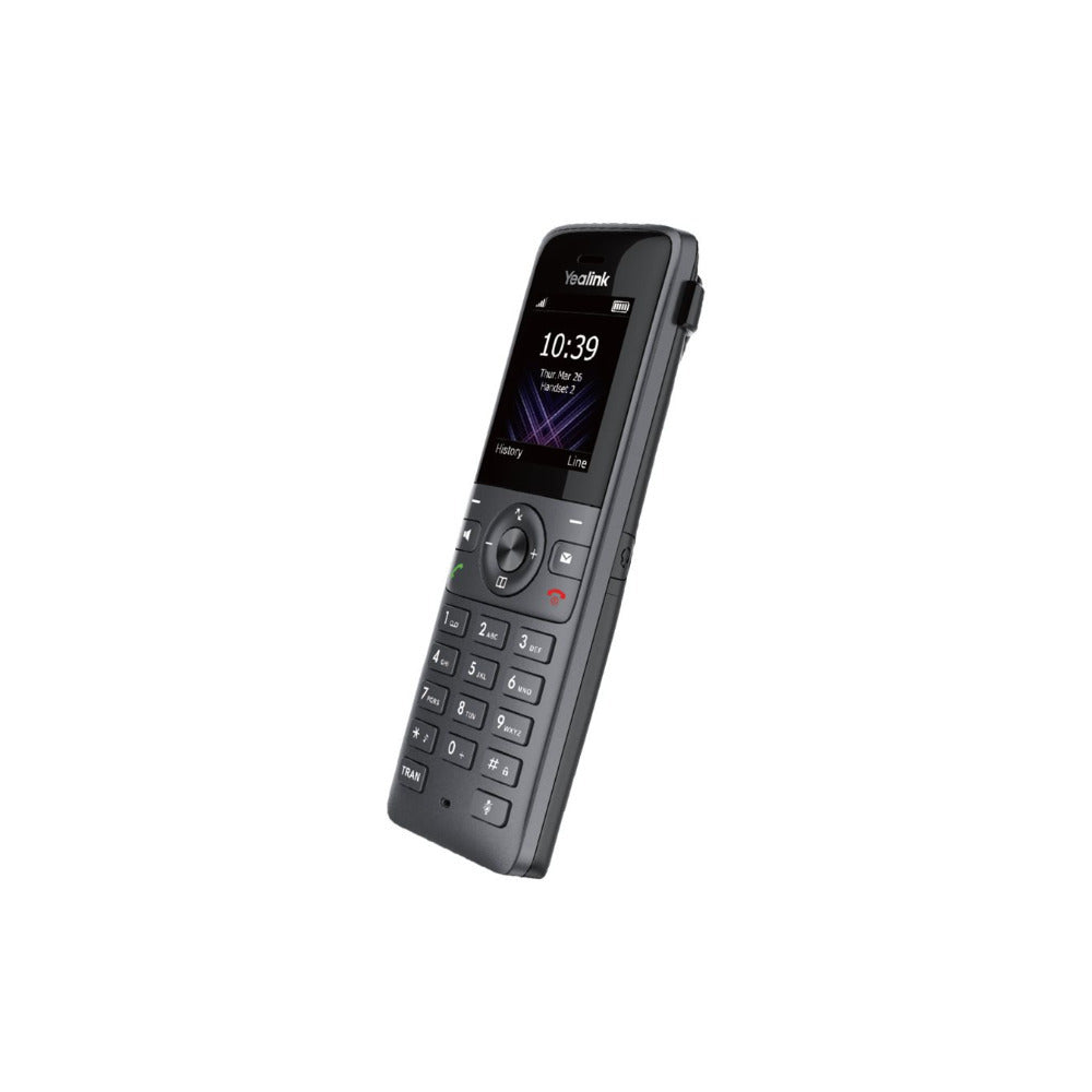 Yealink W73P Cordless DECT IP Phone (Space Gray, Classic Gray), Wall Mountable