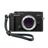 OM System PEN 20.4MP Mirrorless Camera for 4K Video Recording with a Skinny Wrist Strap (Black)