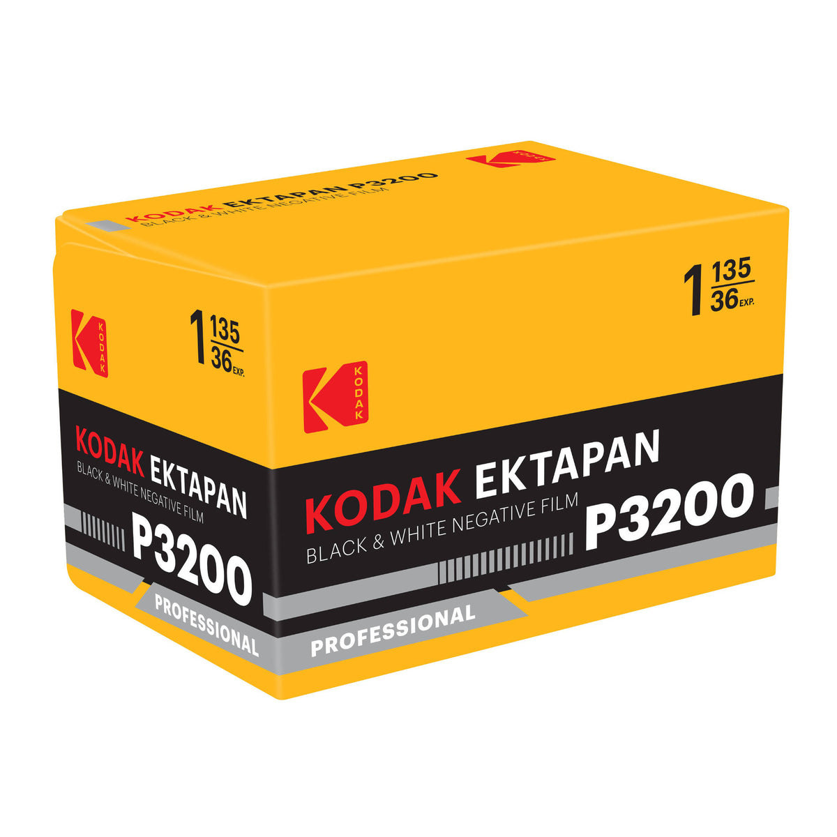 Kodak EKTAPAN P3200 35mm Black and White Negative Film, 36 Exposures, Low Light