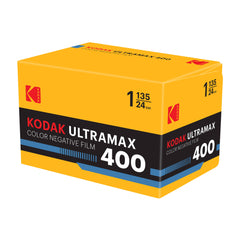 Kodak ULTRAMAX 400 35mm ISO-400 Color Negative Film Package with 24 Fine Grain Exposures