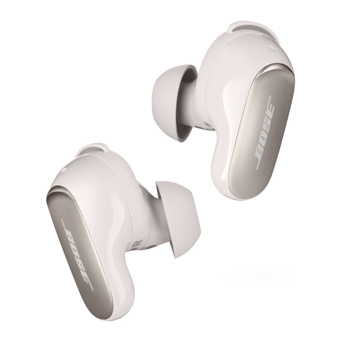 Bose QuietComfort Ultra True Wireless Earbuds 2nd Gen (White Smoke) Bundle with Accessories