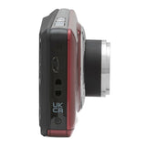 Kodak PIXPRO FZ55 Digital Camera Bundle with 64GB SDXC Card, Card Reader, and Small Pouch (Red)