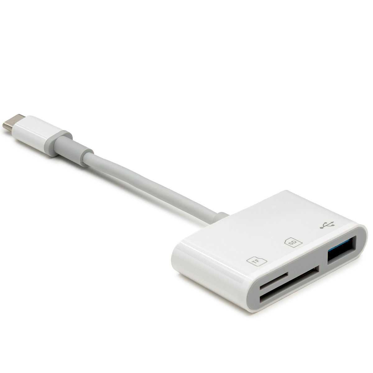 Knox Gear USB-C SD Card Reader with USB-A Port - Supports SD and MicroSD