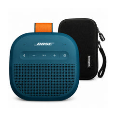 Bose SoundLink Micro Bluetooth Speaker (Twilight Blue, 2nd Gen) with Storage Case Bundle