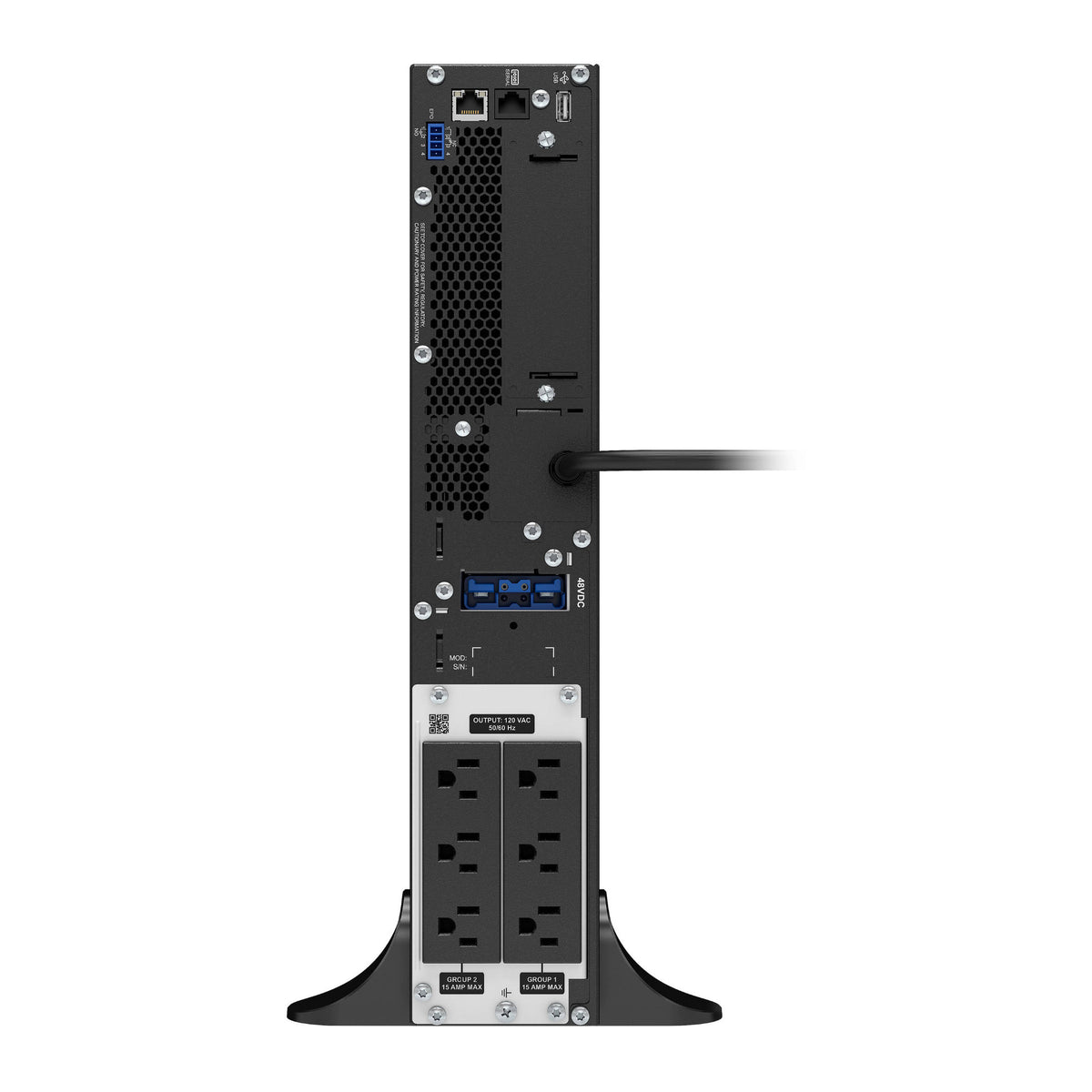 APC Smart-UPS SRT1500XLA 1500VA 1350W Online UPS with 6 NEMA Outlets (Black)