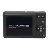 Kodak PIXPRO FZ55 Digital Camera Bundle with 64GB SDXC Card, Card Reader, and Small Pouch (Black)