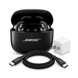 Bose QuietComfort Ultra True Wireless Earbuds 2nd Gen (Black) Bundle with Accessories