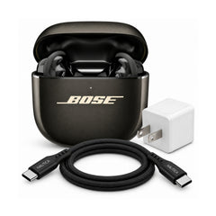 Bose QuietComfort Ultra True Wireless Earbuds 2nd Gen (Desert Gold) Bundle with Accessories