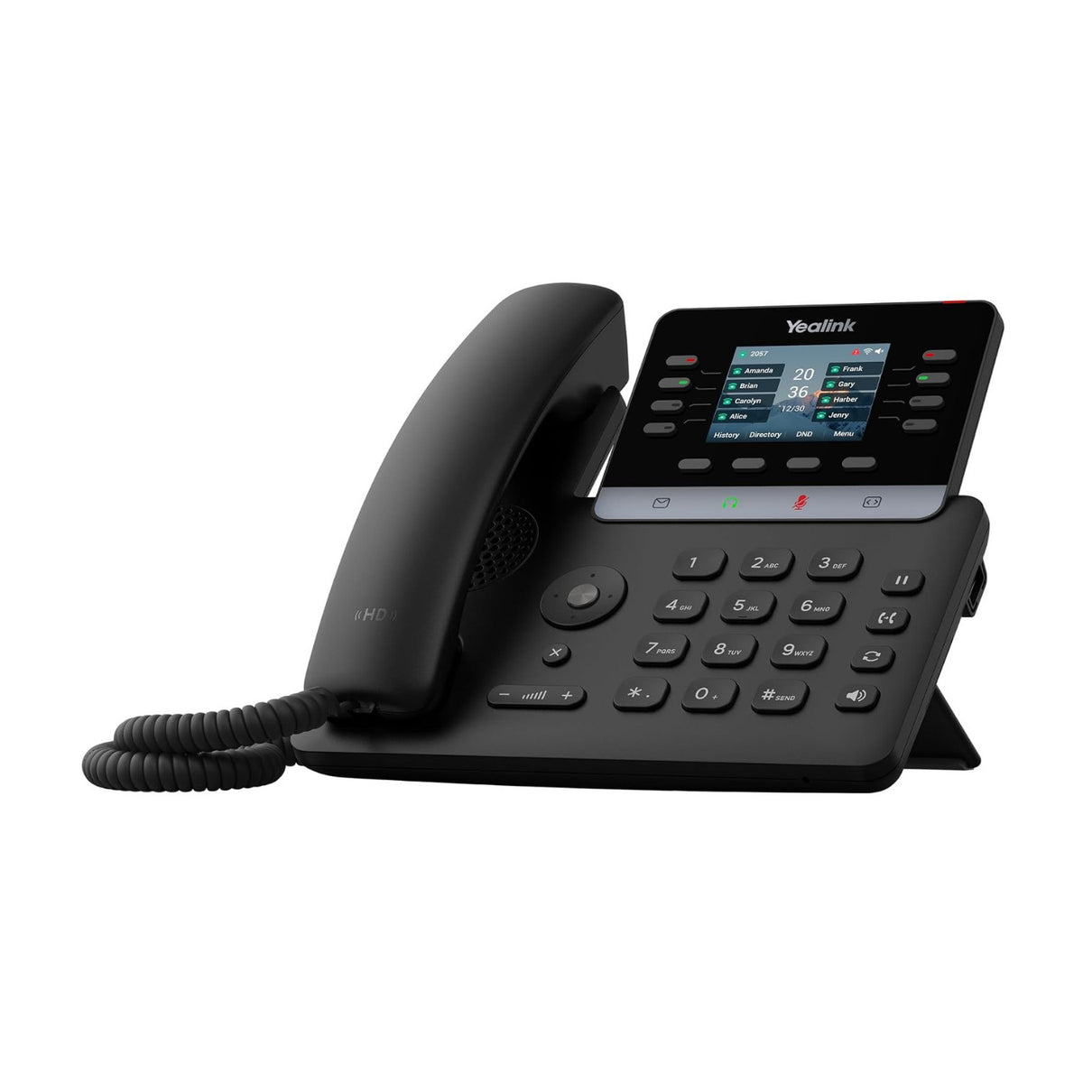 Yealink T73U Business Corded IP Phone with 12 SIP Accounts, 2.8-inch Color Display, and HD Audio