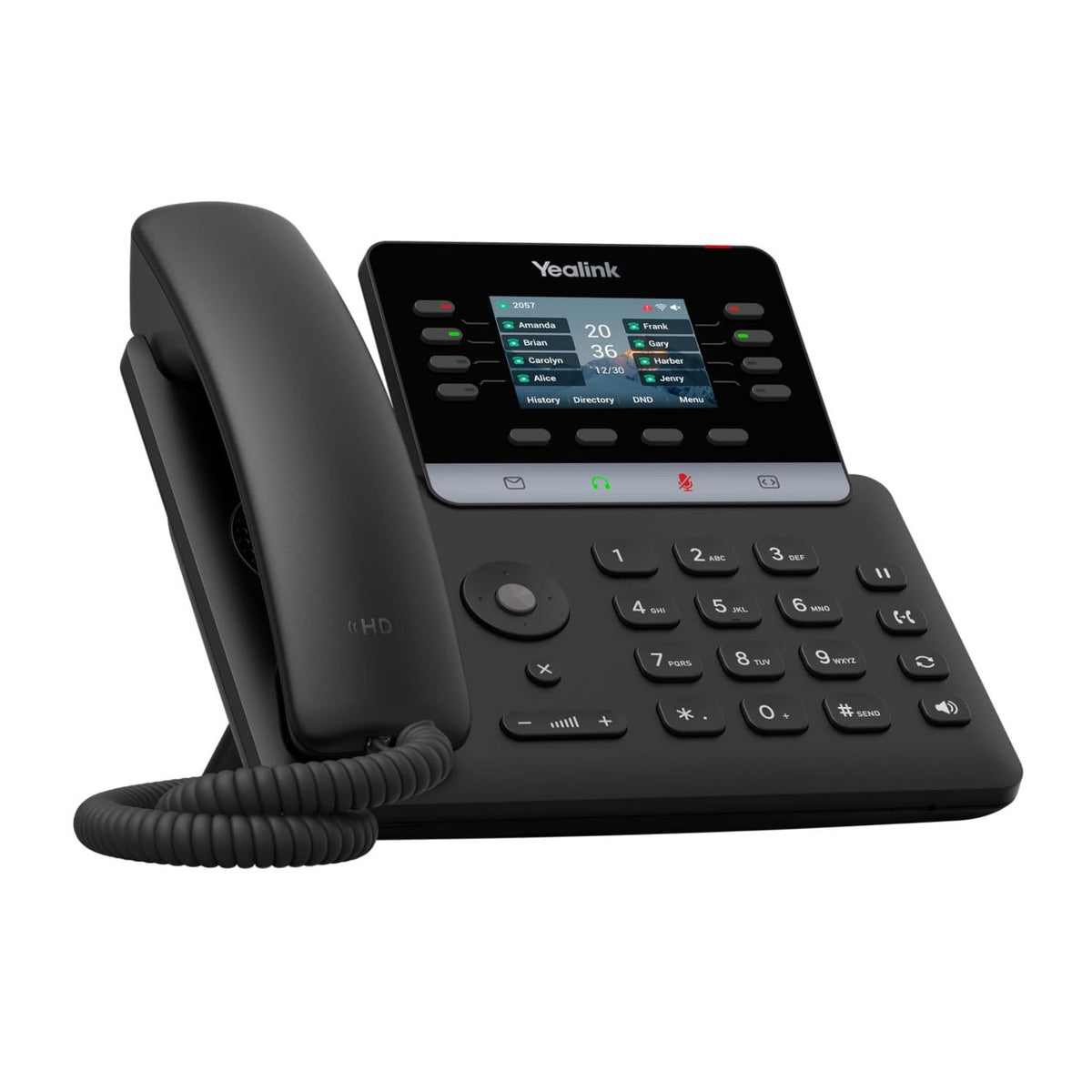 Yealink T73U Business Corded IP Phone with 12 SIP Accounts, 2.8-inch Color Display, and HD Audio
