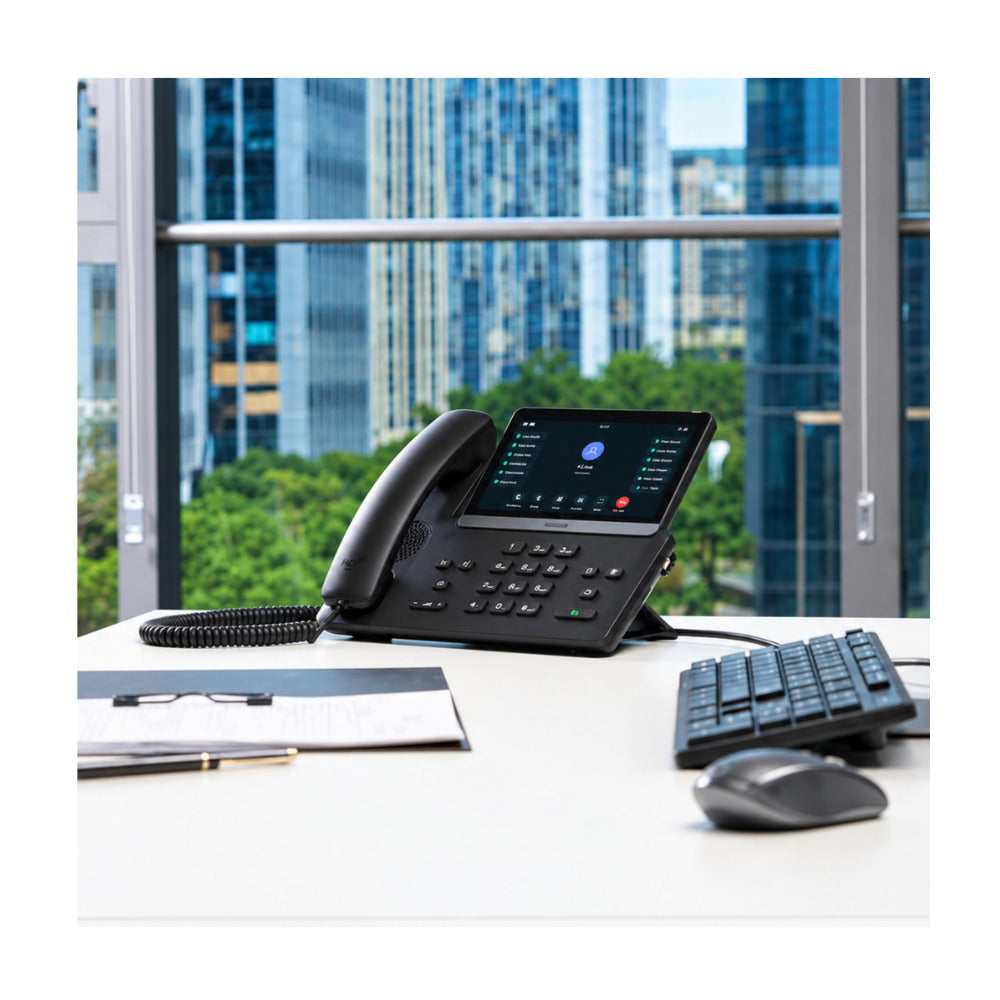 Yealink T77U Corded Conferencing Business IP Phone with 7-inch Touchscreen and 10-Way Conferencing