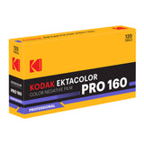 Kodak EKTACOLOR PRO 160 120 Color Negative Film, 5 Rolls