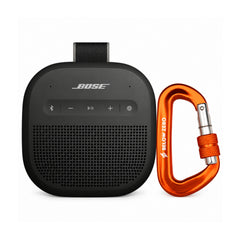Bose SoundLink Micro Bluetooth Speaker (Black, 2nd Generation) Bundle with Carabiner