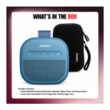 Bose SoundLink Micro Bluetooth Speaker (Blue Dusk, 2nd Generation) with Storage Case Bundle