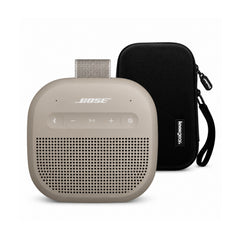 Bose SoundLink Micro Bluetooth Speaker (Sandstone, 2nd Generation) with Storage Case Bundle