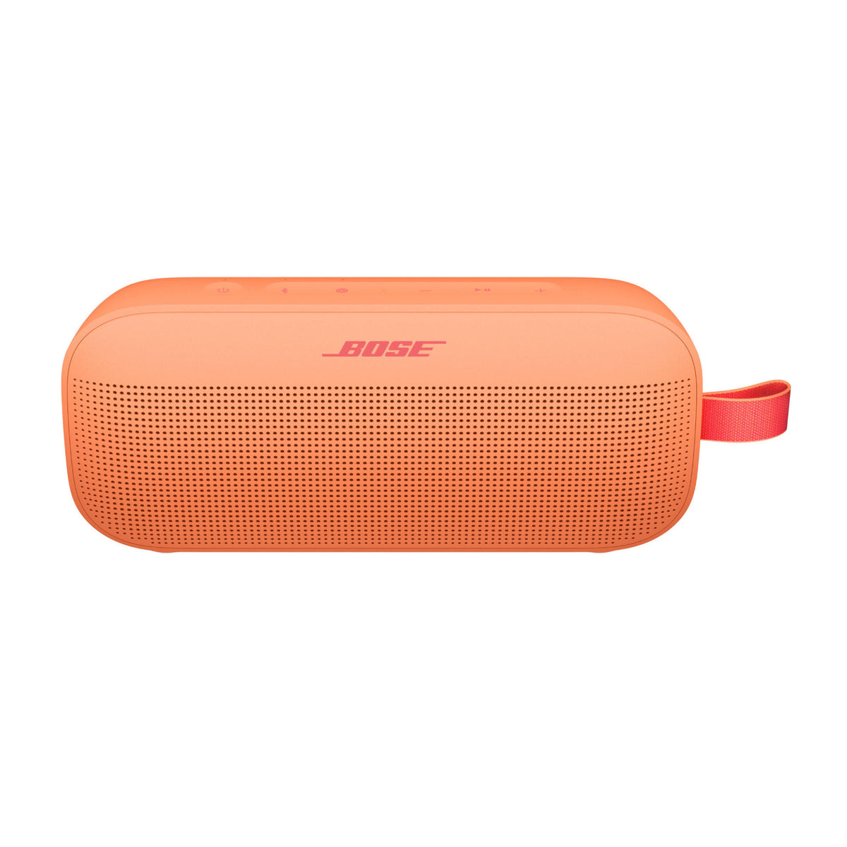 Bose SoundLink Flex Portable Bluetooth Speaker (2nd Generation, Sunset Peach) Bundle with Carabiner