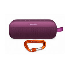 Bose SoundLink Flex Portable Bluetooth Speaker (2nd Gen, Rosewood Mauve) Bundle with Carabiner
