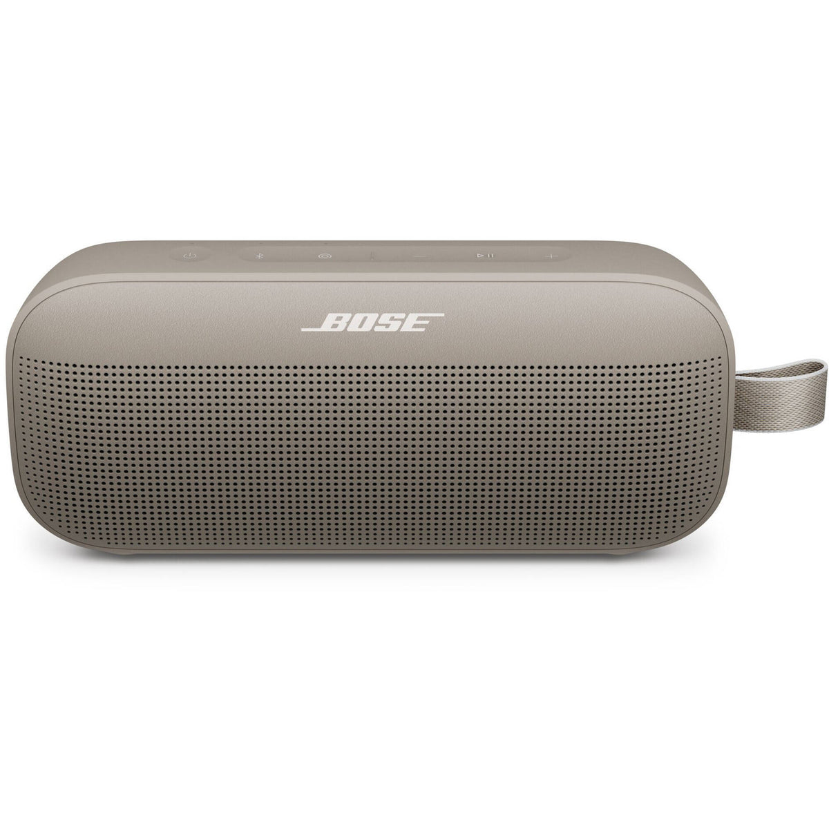 Bose SoundLink Flex Portable Bluetooth Speaker (2nd Generation, Sandstone) Bundle with Carabiner