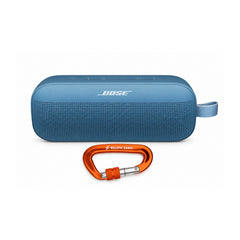 Bose SoundLink Flex Portable Bluetooth Speaker (2nd Generation, Blue Dusk) Bundle with Carabiner