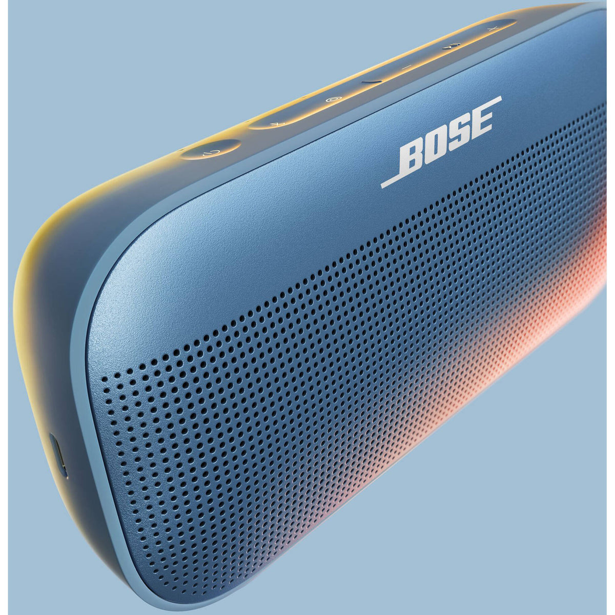 Bose SoundLink Flex Portable Bluetooth Speaker (2nd Generation, Blue Dusk) Bundle with Carabiner
