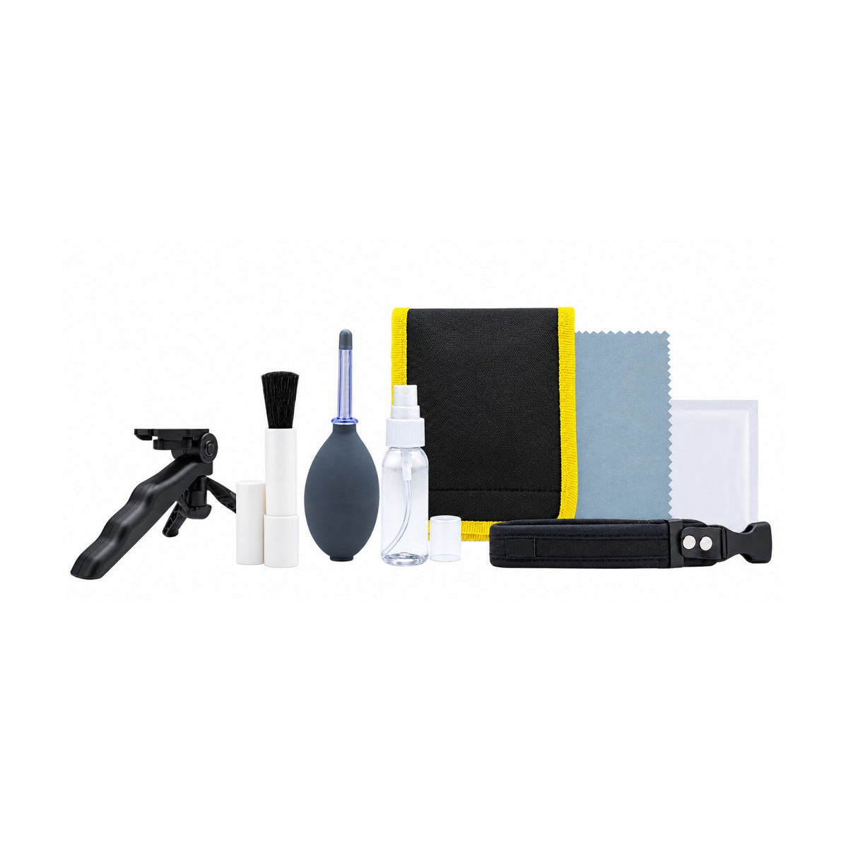 Hollyland Pyro 5 All-In-One 4K Wireless Transceiver Monitor Bundle with Batteries and Cleaning Kit