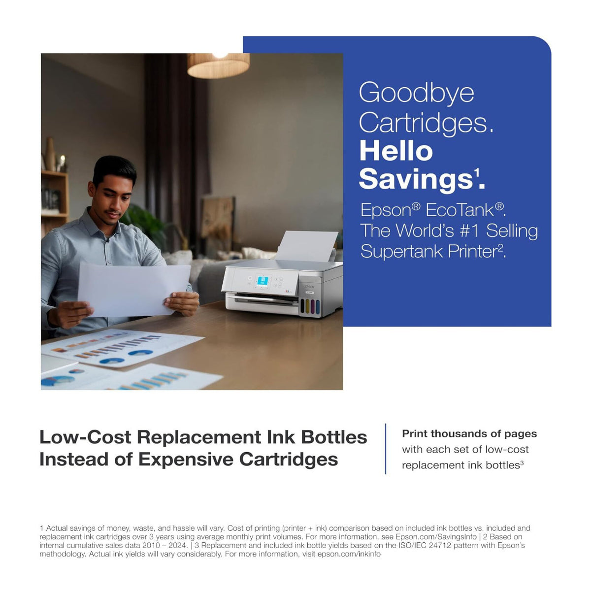 Epson EcoTank ET-2900 Wireless All-in-One Color Supertank Printer (White)