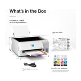 Epson EcoTank ET-2900 Wireless All-in-One Color Supertank Printer (White)