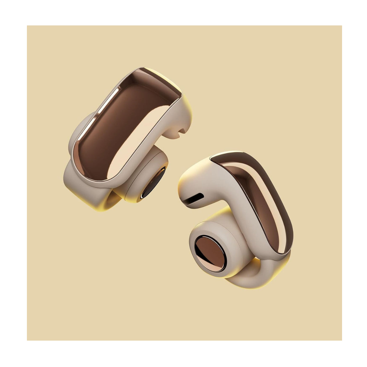 Bose Ultra Open Wireless Earbuds with Immersive Audio and Multi-point Bluetooth (Driftwood Sand)
