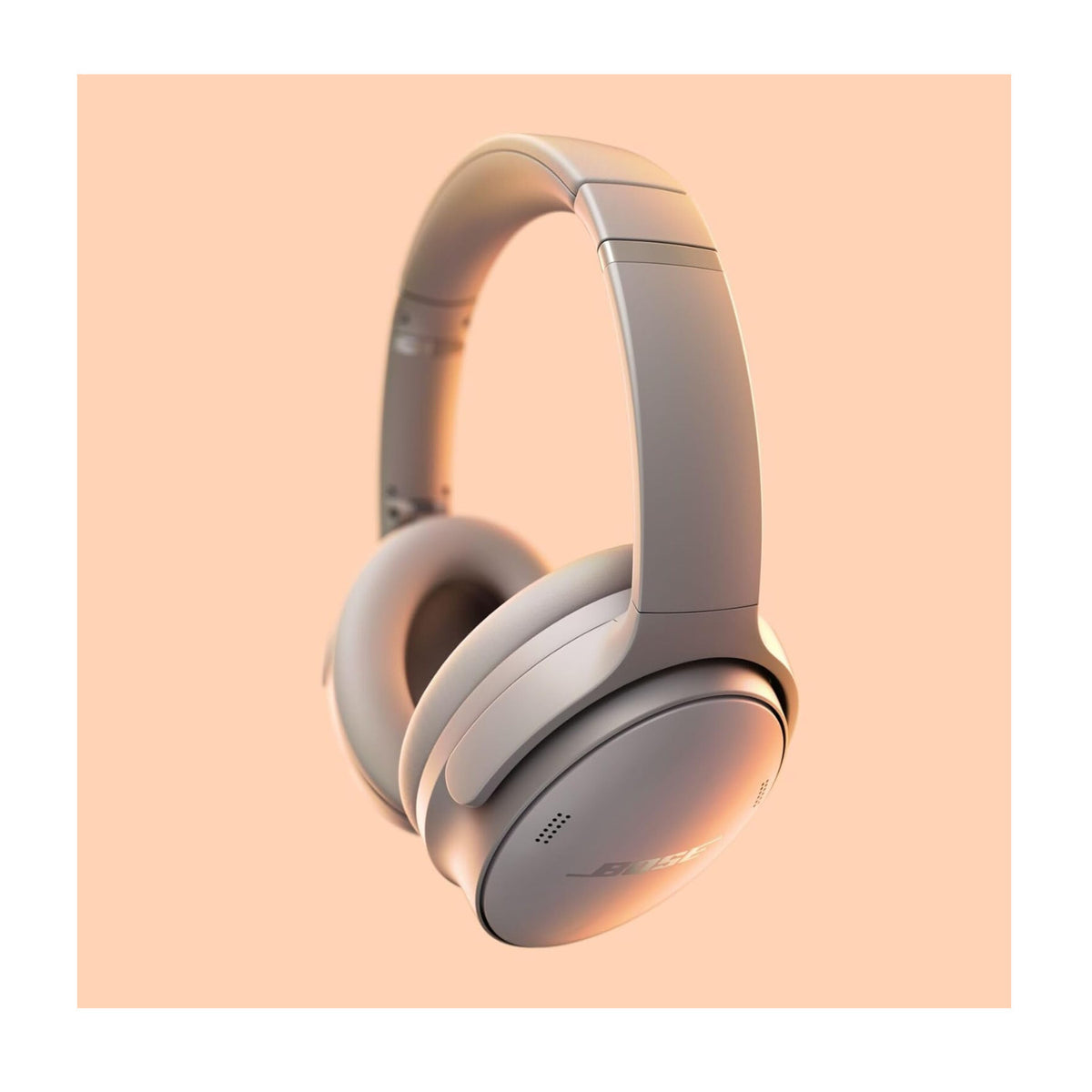 Bose QuietComfort Wireless Over-Ear Headphones with Autiomatic Noise Cancellation (Sandstone)