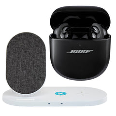 Bose QuietComfort Ultra True Wireless Earbuds 2nd Gen (Black) Bundle with Charging Accessory