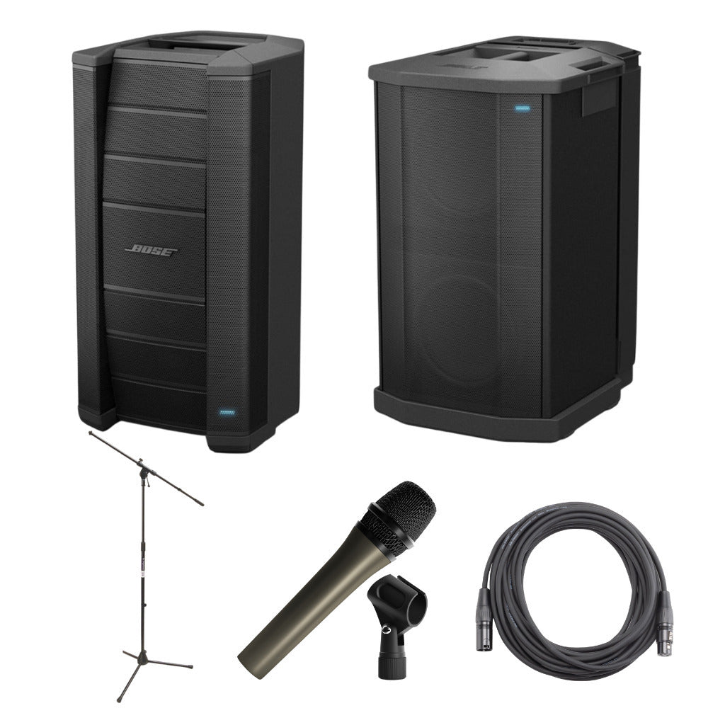 Bose F1 812 Powered Flexible Array Loudspeaker Bundle with Subwoofer and Accessories