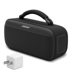 Bose SoundLink Max Portable Bluetooth Party Speaker (Black) with 20W Adapter Bundle