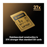 Lexar 1TB ARMOR GOLD UHS-II V60 SDXC Memory Card